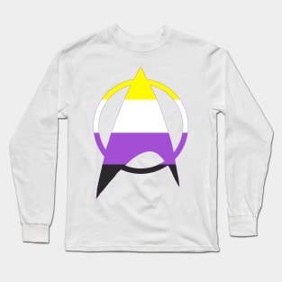 Non-Binary Starfleet Pride Long Sleeve T-Shirt